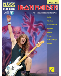 Iron Maiden Bass Play Along Volume 57 BK/OLA