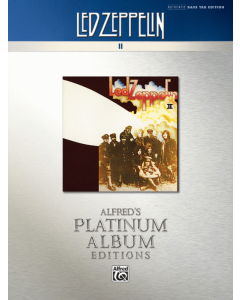 Led Zeppelin II Authentic Bass TAB Alfred's Platinum Album Editions