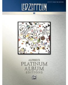 Led Zeppelin III Authentic Bass TAB Platinum Album Edition