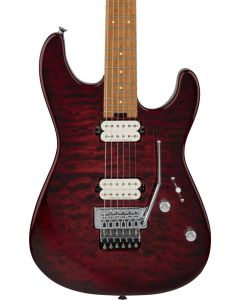 Charvel Pro-Mod Plus San Dimas Style 1 HH FR CM, Carmalized Maple Fingerboard in Sangria Burst