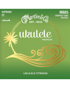 Martin M605 Ukulele Premium Soprano Polygut Strings