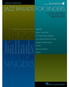 JAZZ BALLADS FOR SINGERS MENS BK/OLA