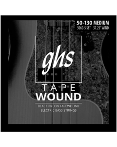 GHS 3060-5 Tapewound Bass Guitar String 50-130 Gauge