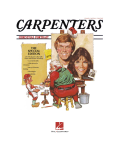 Carpenters Christmas Portrait PVG