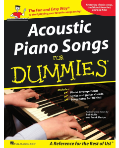 Acoustic Piano Songs for Dummies PVG