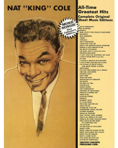Nat King Cole All Time Greatest Hits Complete Original Sheet Music Editions PVG