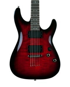 Schecter Demon 6 Electric Guitar in Crimson Red Burst