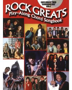 Rock Greats Play Along Chord Songbook BK/CD