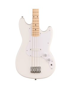Squier Sonic Bronco Bass, Maple Fingerboard in Arctic White