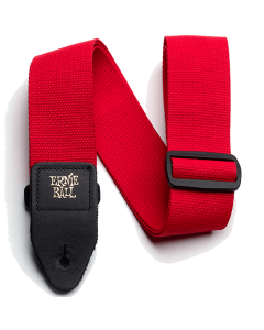Ernie Ball Polypro Guitar Strap Or Bass Strap in Red 