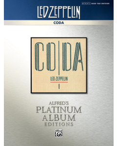 Led Zeppelin Coda Authentic Bass TAB Alfred's Platinum Album Editions