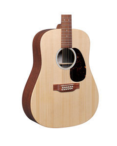 Martin X Series DX2E 12 String Acoustic Electric Guitar in Natural