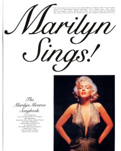 Marilyn Sings The Marilyn Monroe Songbook PVG