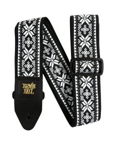 Ernie Ball Classis Jacquard Guitar Or Bass Strap in Midnight Blizzard