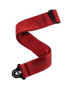 D’Addario Auto Lock Guitar Strap in Blood Red