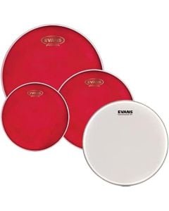 Evans Hydraulic Red Standard Pack 12", 13" and 16" & Evans 14" UV1 Coated Snare Batter