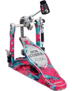 TAMA 50th Limited Iron Cobra Marble Coral Swirl Power Glide Single Pedal