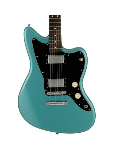 Fender Made in Japan Limited Adjusto-Matic Jazzmaster HH, Rosewood Fingerboard in Teal Green Metallic