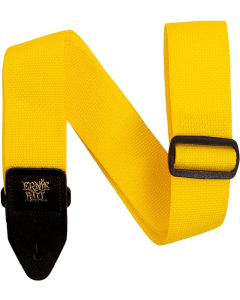 Ernie Ball Polypro Guitar Or Bass Strap in Yellow & Black