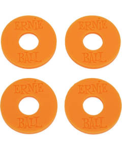 Ernie Ball Strap Blocks 4pk in Orange