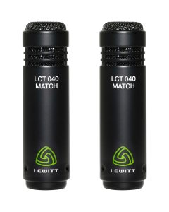 Lewitt LCT 040 Match Stereo Pair Condenser Instrument Microphones in Black
