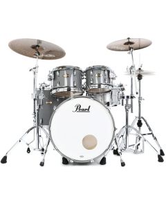 Pearl Masters Maple Gum 22" 4-Piece Shell Pack (22B/10T/12T/16F) w/R2 Pipe in Putty Grey