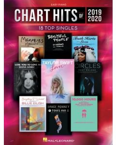 CHART HITS OF 2019-2020 EASY PIANO