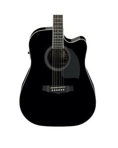 Ibanez PF15ECE Acoustic Guitar in Black High Gloss