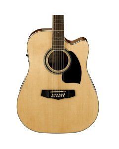 Ibanez PF1512ECE 12 String Acoustic Guitar in Natural High Gloss