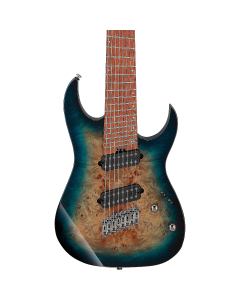 Ibanez RGMS8PB 8 String Electric Guitar in Cosmic Blue Starburst