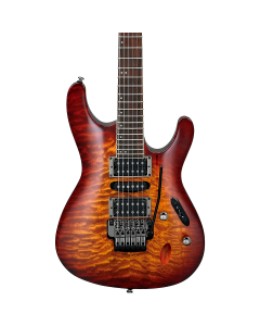 Ibanez S670QM Electric Guitar in Dragon Eye Burst