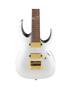 Ibanez K7 YANG Head Signature 7 String Electric Guitar in White