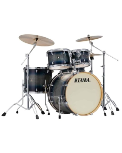 TAMA Superstar Classic 5 Piece Shell Pack in Dark Indigo Burst and SM5W Hardware Pack