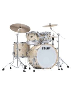The TAMA Starclassic Walnut/Birch 4-piece Shell Pack with 22" Bass Drum in - Vintage Marine Pearl (VMP) - No Hardware Included
