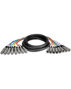 Hosa XLR807 Balanced Snake XLR3F to XLR3M 7m