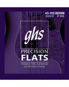 GHS M3050  Pressurewound Bass Flatwound Guitar String45-105 Gauge