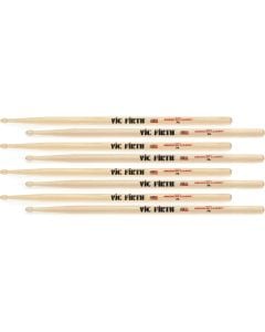 Vic Firth 7A American Classic Wood Tip Value Pack Drum Sticks