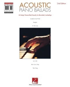 Acoustic Piano Ballads Keyboard Transcriptions
