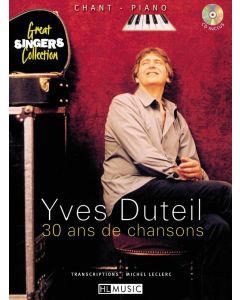 Yves Duteil 30 Ans De Chansons Voice and piano BK/CD