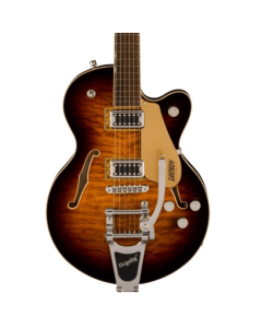 Grestch G5655T QM Electromatic Center Block Jr Single Cut Quilted Maple with Bigsby in Sweet Tea
