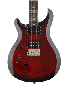 PRS Guitars Se Custom 24 Left Handed in Fire Red Burst