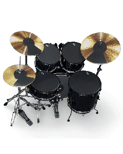 Vic Firth Drum & Cymbal Mute Prepack – 12”, 13”, 14”, 16", 22", Hi-Hat And Cymbals (2)