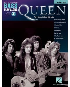 Queen Bass Play Along Volume 39 Book & OLA