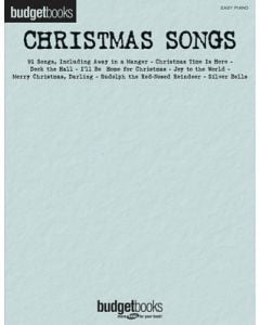 BUDGET BOOKS CHRISTMAS SONGS EASY PIANO