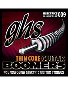 GHS TC GBCL Thin Core Boomers Electric Guitar Strings Custom Light 9-46 Gauge