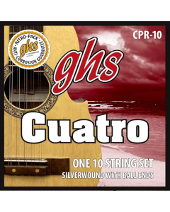GHS CPR 10 Cuatro Puerto Rican 10 Strings Silverwound 11-41 Gauge