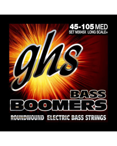 GHS M3045X Extra Long Scale Bass Boomers Strings Medium 45-105 Gauge