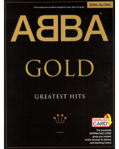 ABBA Gold Greatest Hits Sing Along PVG Book & OLA