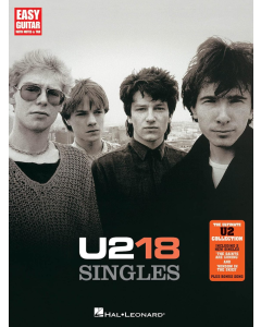 U2 18 Singles Easy Guitar Notes & Tab