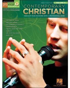 Contemporary Christian Pro Vocal Men's Edition Volume 41 BK/CD